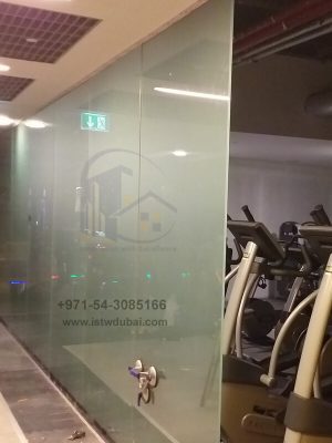 full height office glass partition dubai