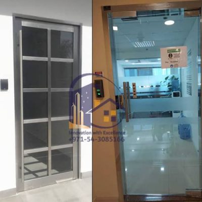 office glass door