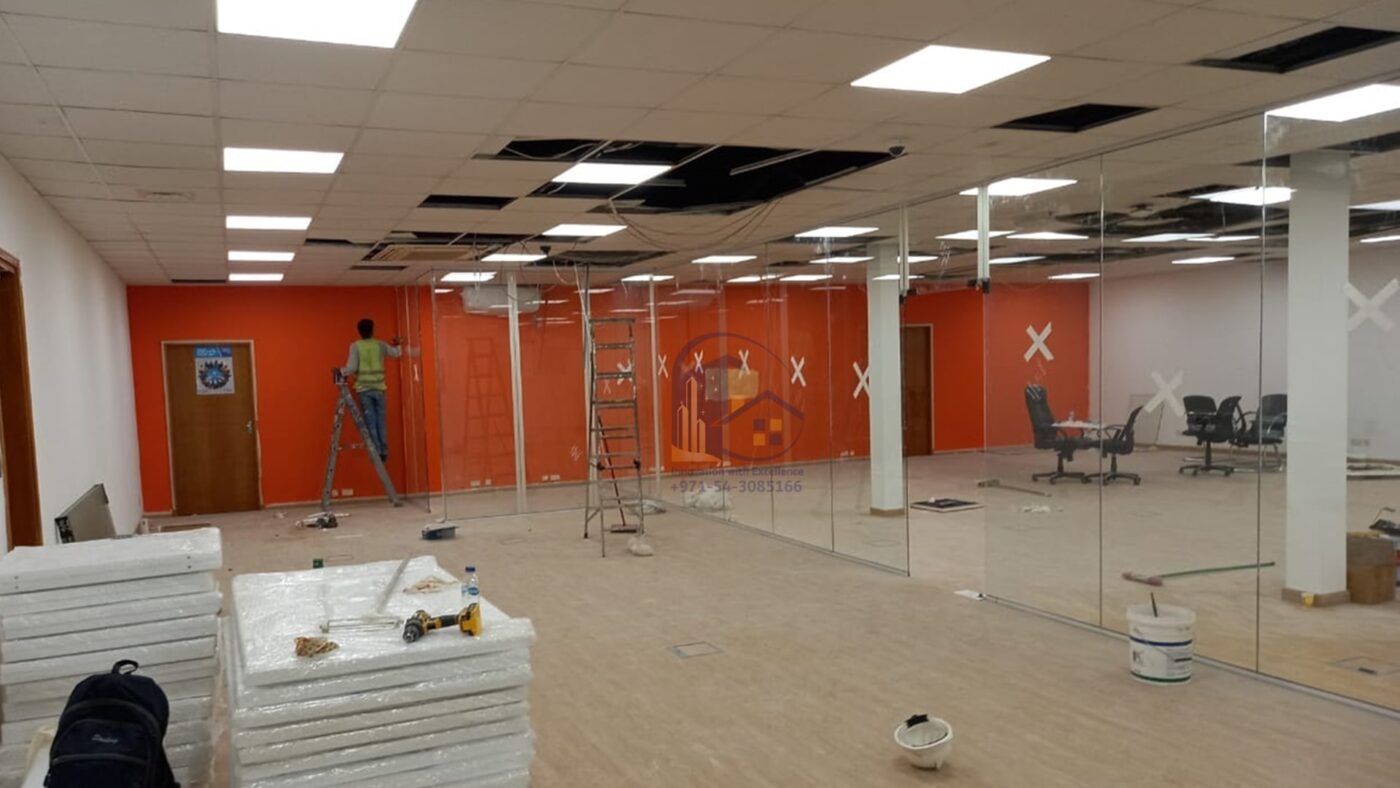 glass partition al futtaim