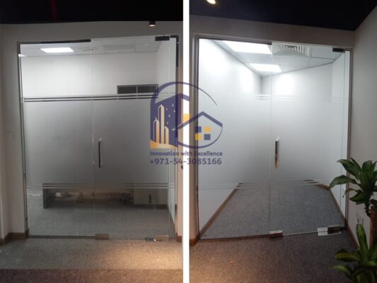 front office door installation