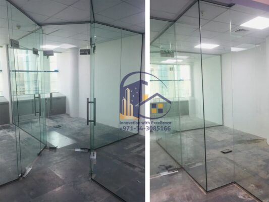 office glass partition