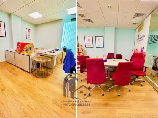 flooring installation and painting works