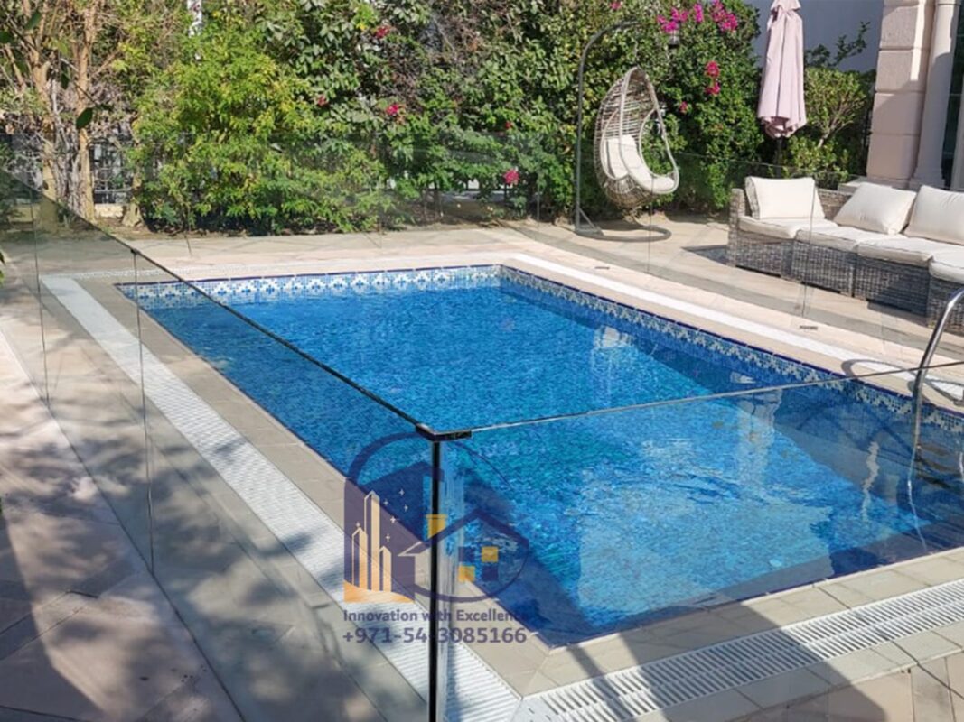 frameless pool glass fencing