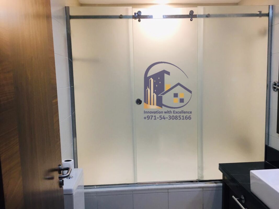 double sliding shower in dubai
