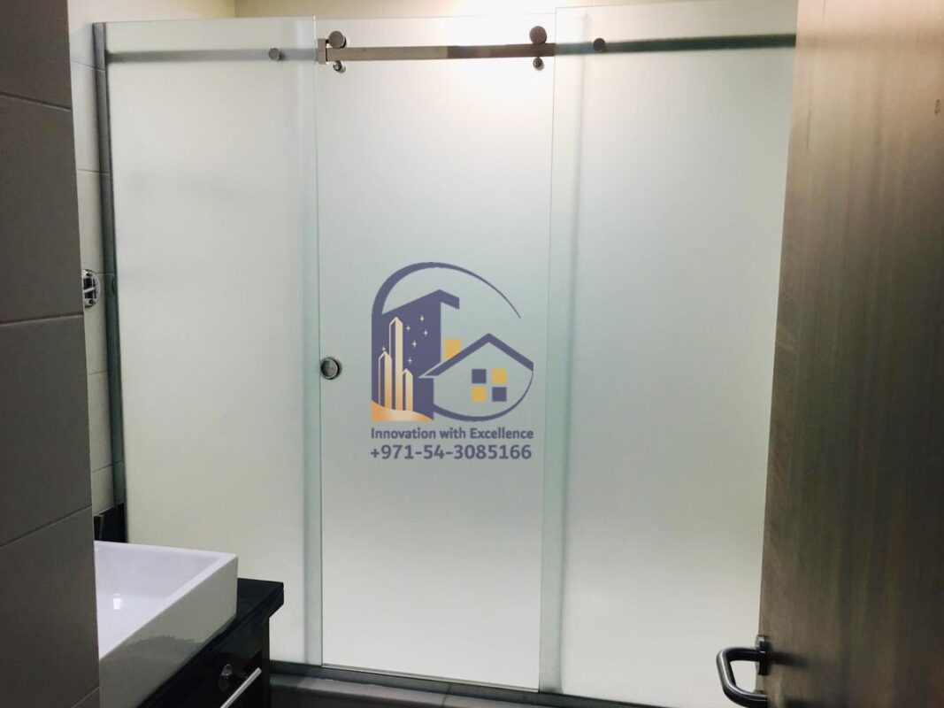 double sliding shower enclosure in dubai