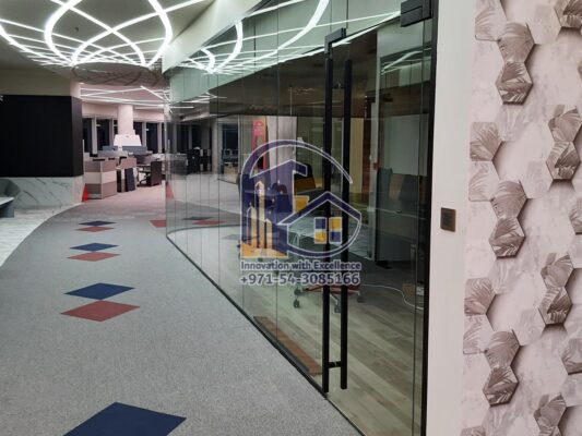 office glass partition in prime tower