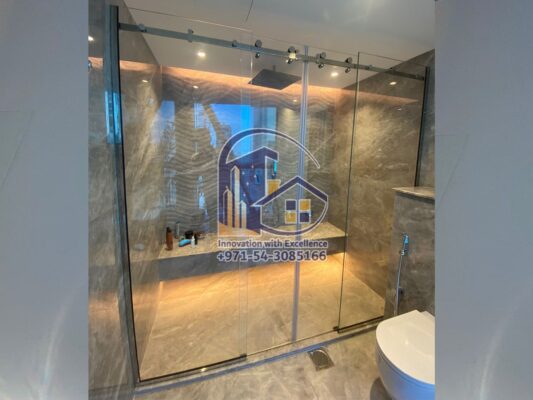 double sliding shower enclosure in dubai