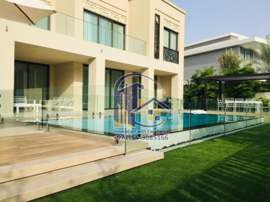 glass fencing in dubai