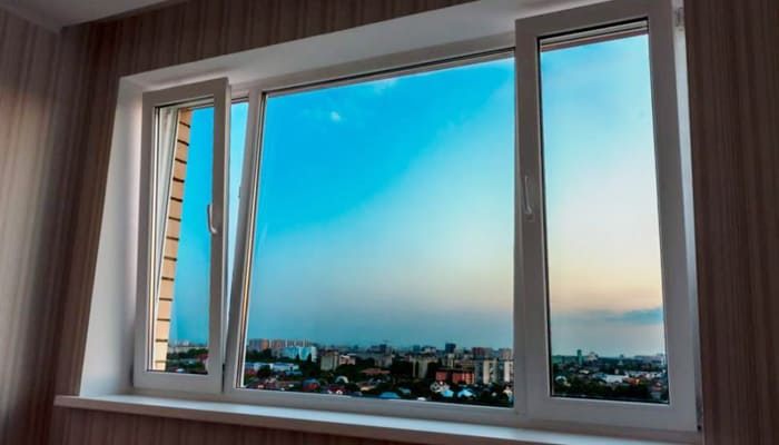 double glazed window in apartment