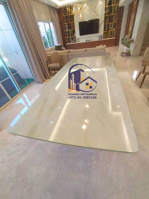 Table top glass in dubai