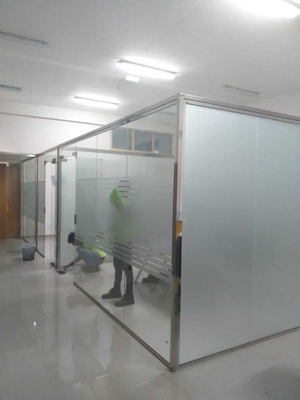SS Glass Partition