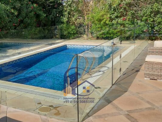 concealed pool glass for baby secure