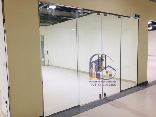 glass partition sliding in jafza