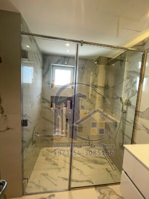 shower glass partition in dubai SS